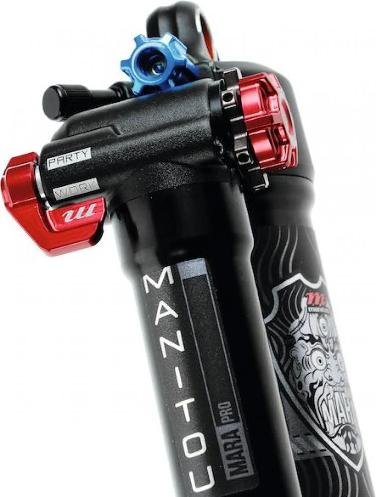 Manitou Federbein Mara Pro Eyelet Mount 200x56 mm Schwarz - High-End Dämpfer für All Mountain & Enduro