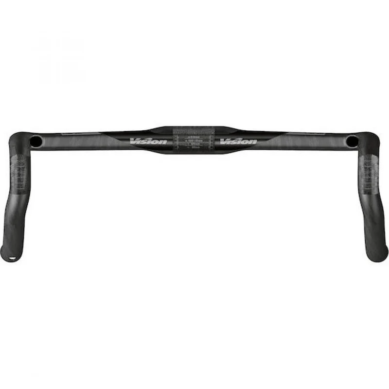 Vision Lenker Trimax Carbon Aero 31,8 x 420 mm Schwarz - aerodynamischer Carbon-Rennradlenker