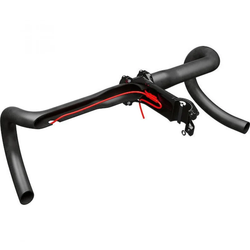 FSA Lenker SL-K Road Compact 31,8 x 380 mm Schwarz - leichter Carbon-Rennradlenker