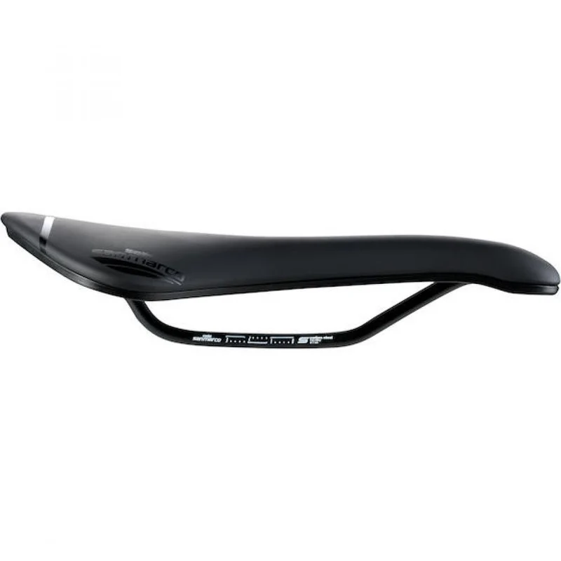 Selle San Marco Sattel Aspide Short Sport 155 x 250 mm Schwarz - kurzer Rennradsattel mit Komfort