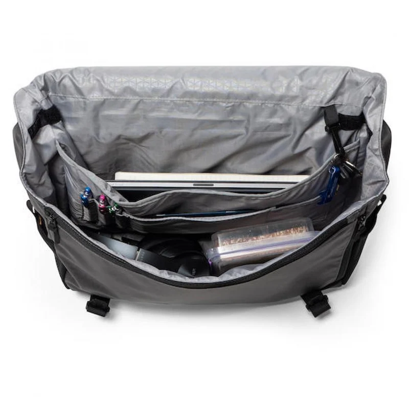 Burley Gepäcktasche Transit Messenger Bag 12 L Grau - ideale Tasche für den TRAVOY