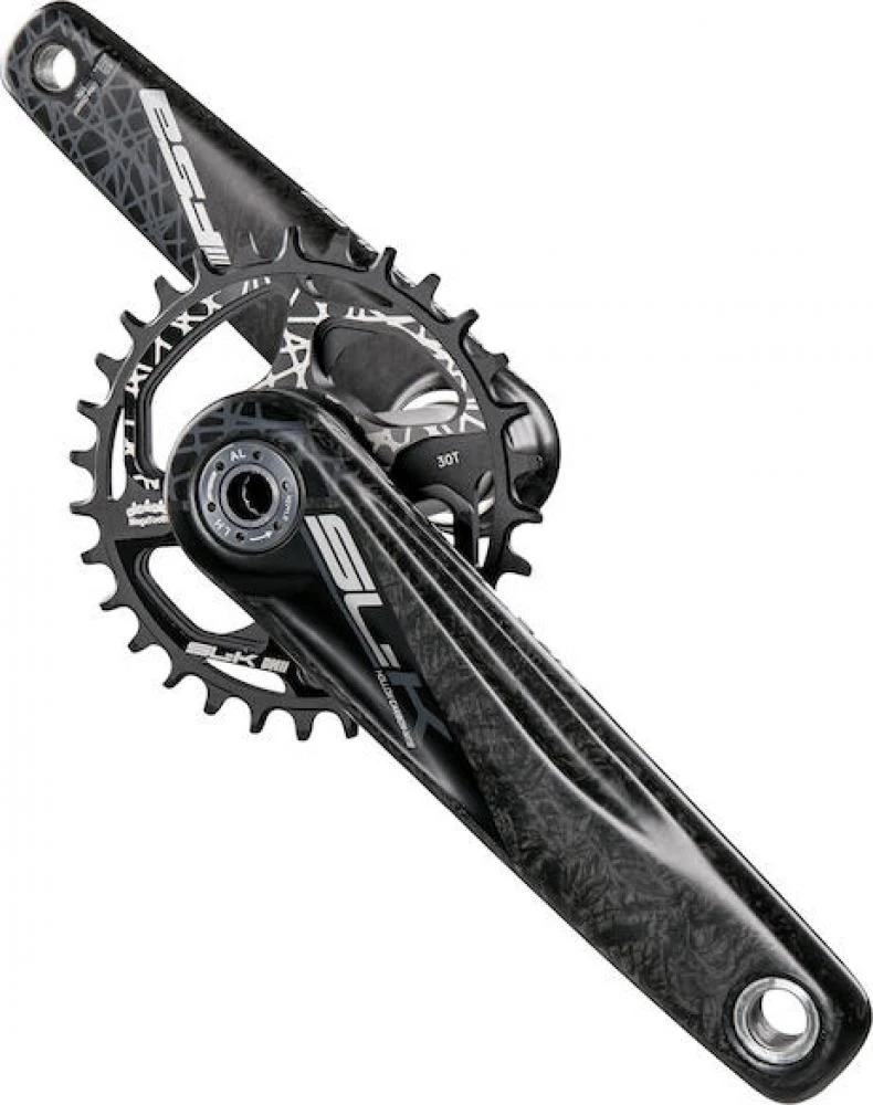 FSA Kurbelgarnitur SL-K MTB Modular BB392Evo 175 mm Schwarz - leichte, modulare High-Performance-Kurbel
