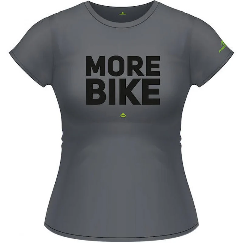 Merida T-Shirt MORE BIKE Edition Damen L Grau - komfortables Bike-Lifestyle Shirt