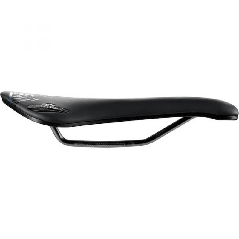 Selle San Marco Sattel Aspide Short Racing 155 x 250 mm Schwarz - kurzer Performance-Rennradsattel