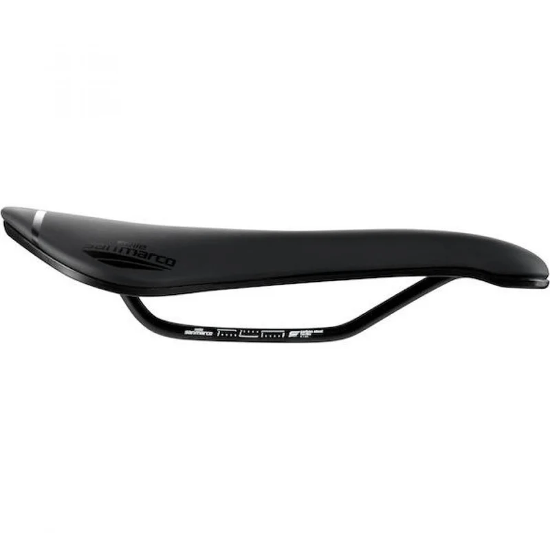 Selle San Marco Sattel Aspide Short Sport 139 x 250 mm Schwarz - kurzer Rennradsattel mit Komfortöffnung