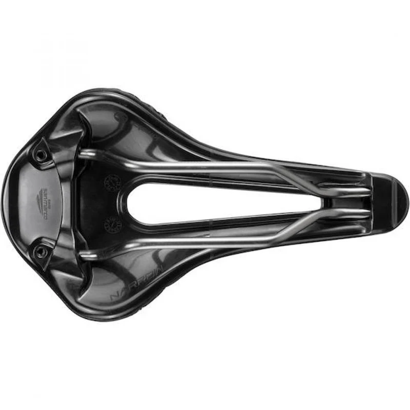 Selle San Marco Sattel Shortfit 2.0 3D Racing 155 x 255 mm Schwarz - leichter Rennradsattel mit 3D-Druck