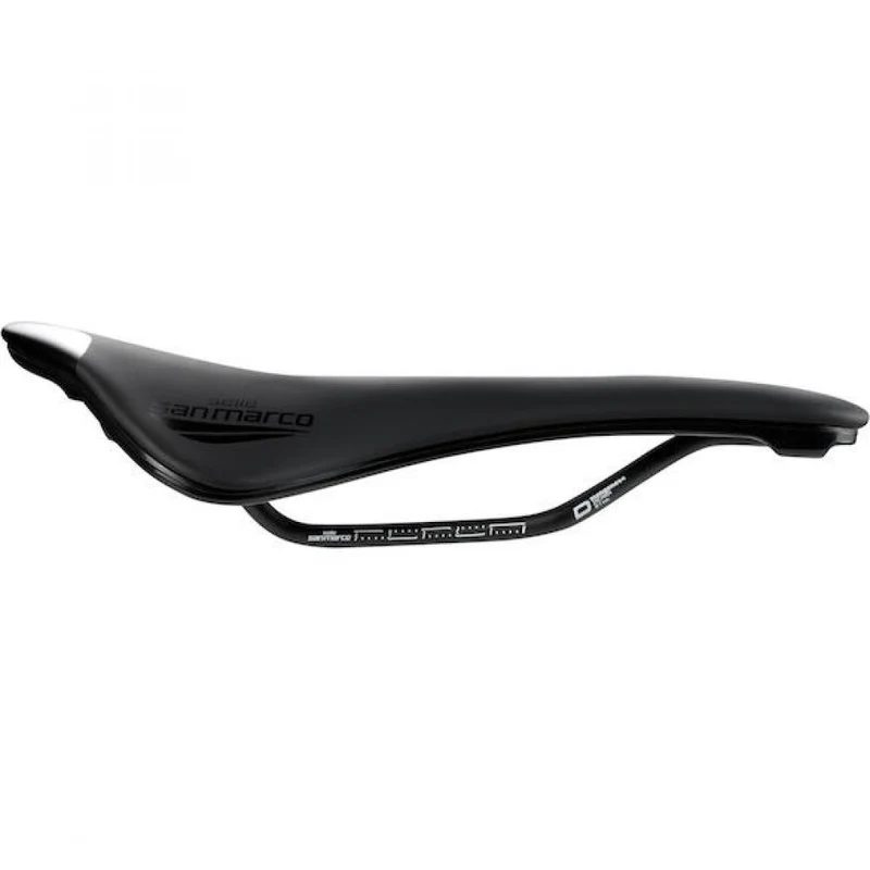 Selle San Marco Sattel Shortfit 2.0 Comfort Dynamic 155 x 255 mm Schwarz - komfortabler Performance-Rennradsattel