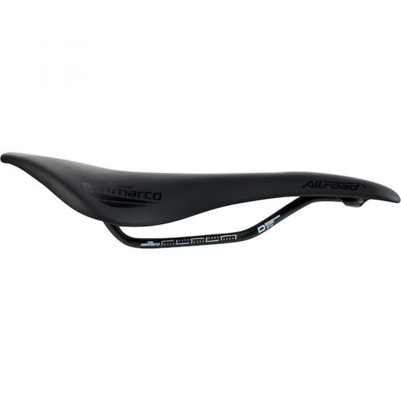 Selle San Marco Sattel Allroad Dynamic 146 x 268 mm Schwarz - komfortabler Gravel- und Touring-Sattel