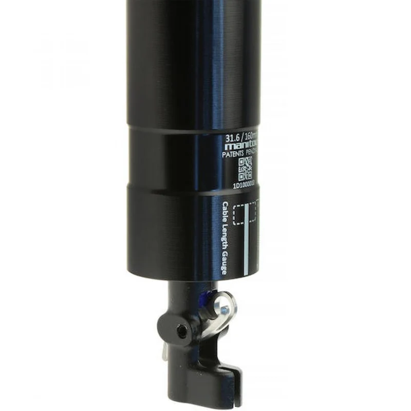 Manitou Vario-Sattelstütze Jack 30,9 mm Schwarz - zuverlässige Dropper-Stütze für Trail & Enduro