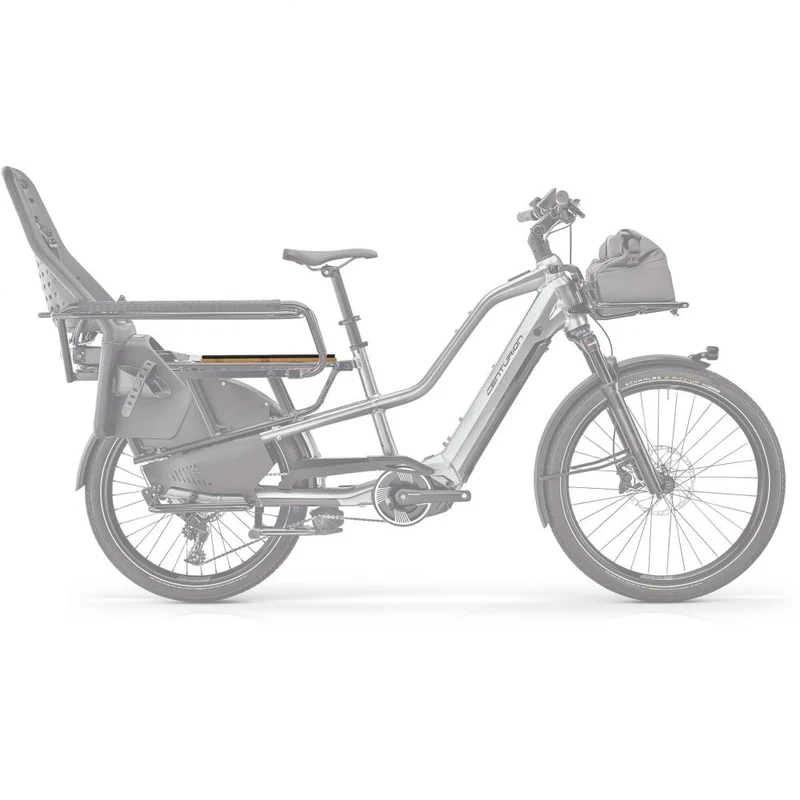 Centurion Sitzbrett klein für Vario 43,3 x 16 cm Grau/braun - bequeme Sitzfläche in moderner Ausführung