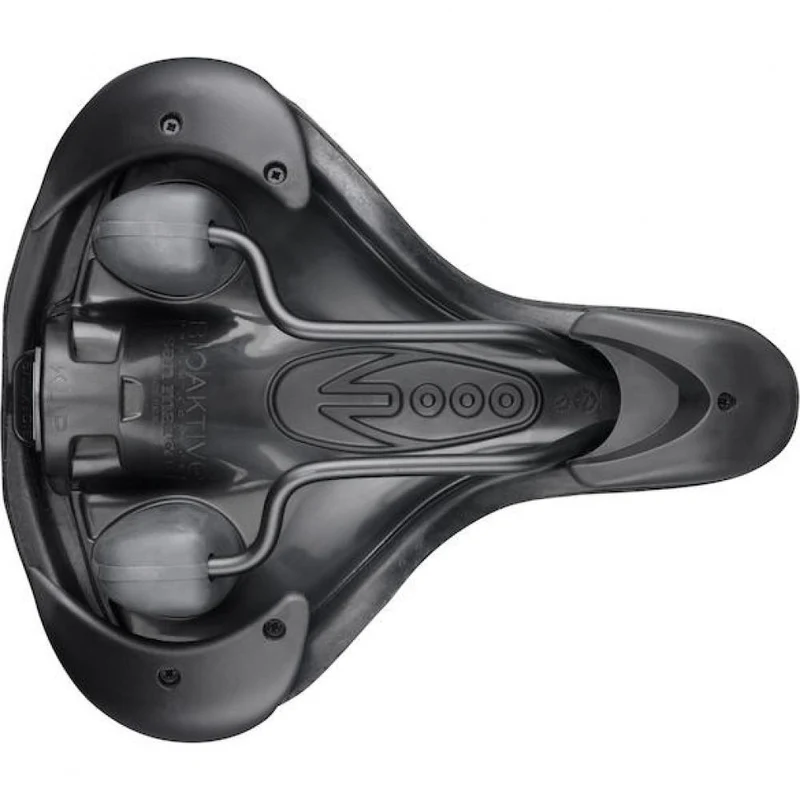 Selle San Marco Sattel City Gel 220 x 269 mm Schwarz - komfortabler City-Fahrradsattel mit Gelpolsterung