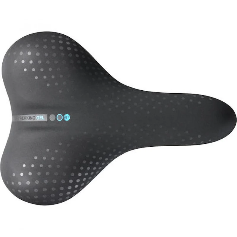 Selle San Marco Sattel Trekking Gel 196 x 265 mm Schwarz - komfortabler Trekking-Sattel