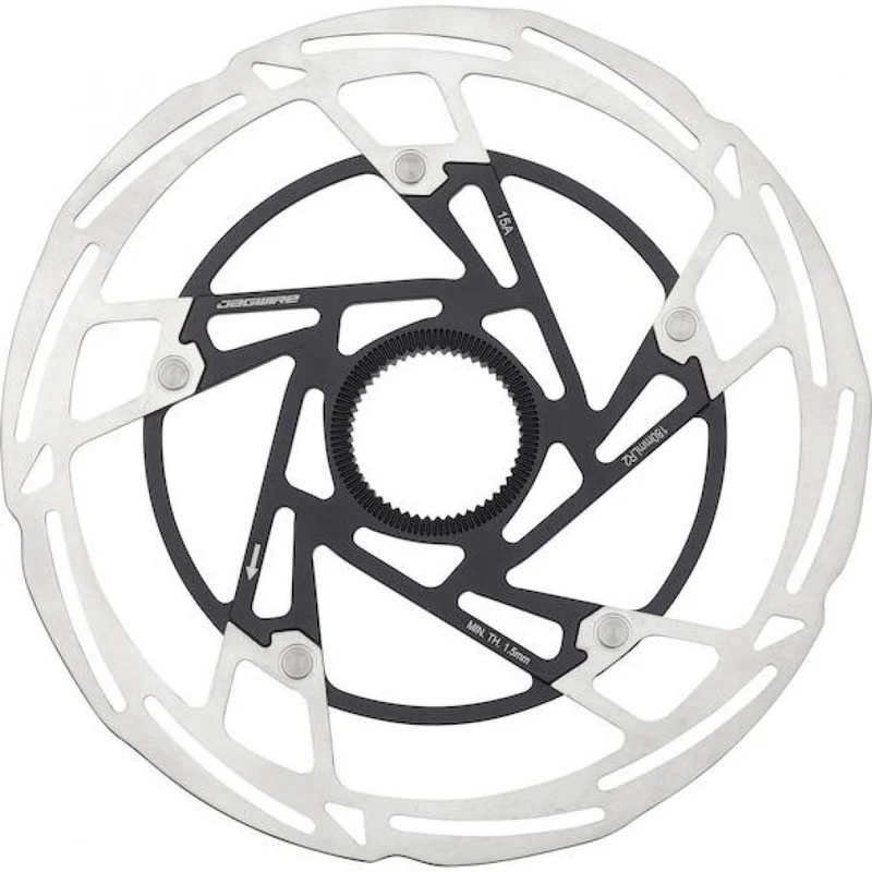 Jagwire Bremsscheibe Pro LR2 Centerlock 220 mm Silber - starke, leise Bremsleistung