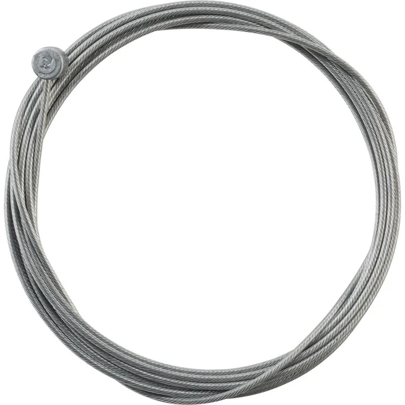 Jagwire Bremszug Mountain Sport Stahl verzinkt 1,5 x 2000 mm Silber - langlebiger MTB-Bremszug