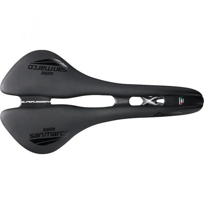 Selle San Marco Sattel Aspide Superleggera 141 x 278 mm Schwarz - ultraleichter Rennradsattel
