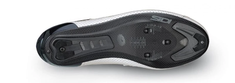 Sidi ROAD Tri-Sixty white 46 Weiß - Triathlon-Rennradschuh mit Carbonsohle