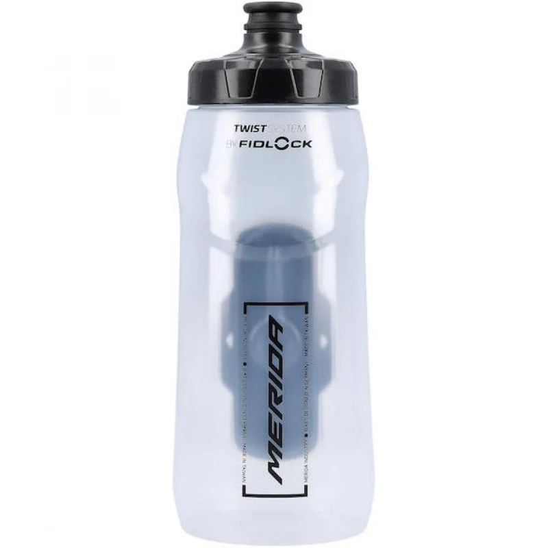 Merida Trinkflasche SWIVEL transparent 680 ml Transparent - magnetisches Fidlock-System