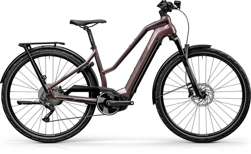 Centurion E-Fire R2000i T EP3 merlot M (44) violett/schwarz - komfortables E-Trekkingbike