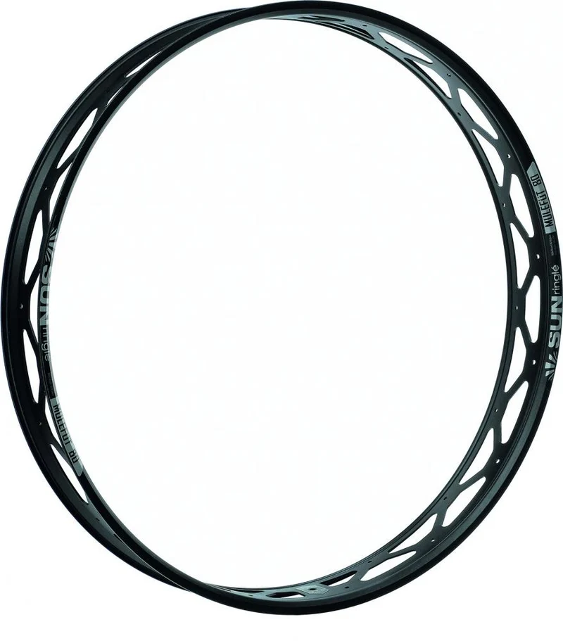 SUNringle Felge Mulefüt 80 V2 26" 32 Loch Schwarz - breite, leichte Fatbike-Felge