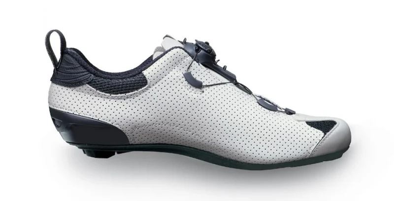 Sidi ROAD Tri-Sixty white 44 Weiß - Triathlon-Rennradschuh mit Carbonsohle