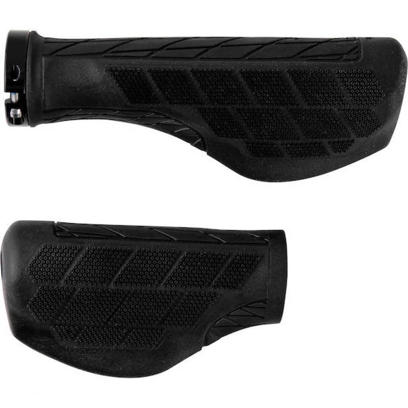 Procraft Lenkergriff Ergo Pro II 136 mm Schwarz - ergonomischer Fahrradgriff mit Flügelauflage