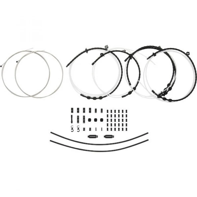 Jagwire Schaltzugset Road & Mountain Elite Link 2x Universal Schwarz - präzise Schaltperformance