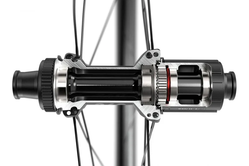DT Swiss Laufrad CRC 1400 Spline Disc 622 x 22 mm Schwarz - aerodynamisches Carbon-Hinterrad