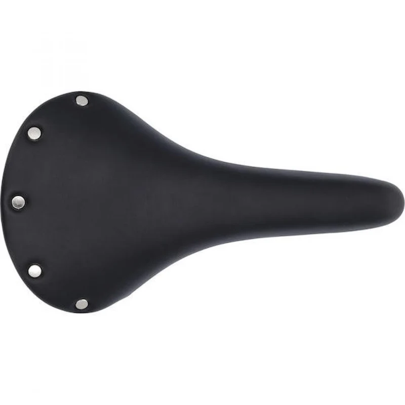 Procraft Sattel Retro II 272 x 153 mm Schwarz - komfortabler Retro-Fahrradsattel