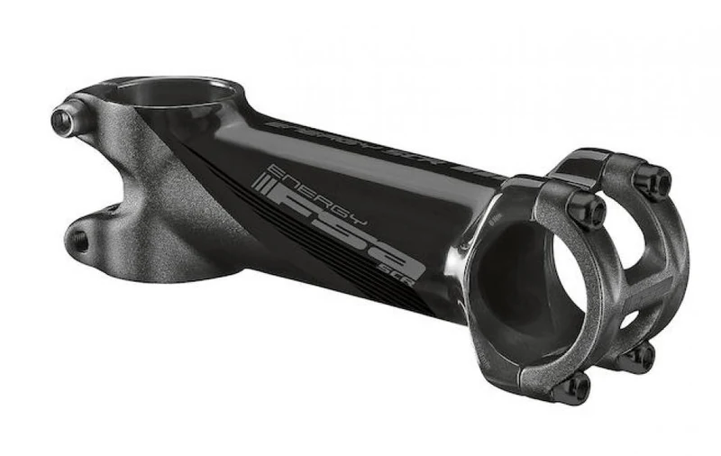 FSA Energy SCR Fahrradvorbau ±6° 31,8 × 130 mm Schwarz - Leichter Rennrad-Vorbau mit Kabelführung