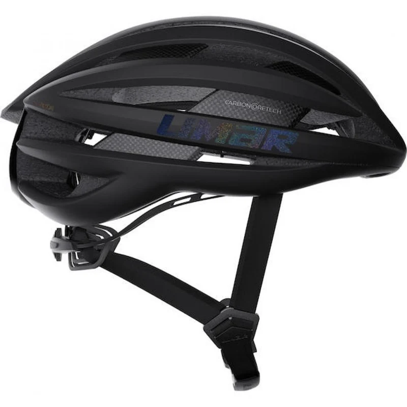 Limar Air Pro Fahrradhelm Größe L - Carbon Rennradhelm Iridescent Matt Black