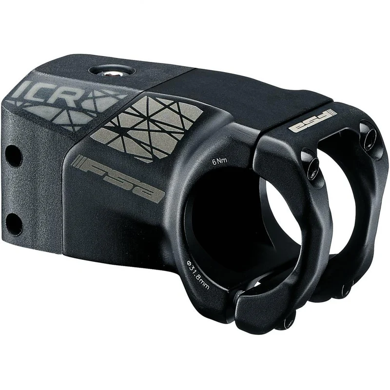 FSA Vorbau Non-Series ICR -10° 31,8 x 50 mm Schwarz - Innenliegende Kabelführung