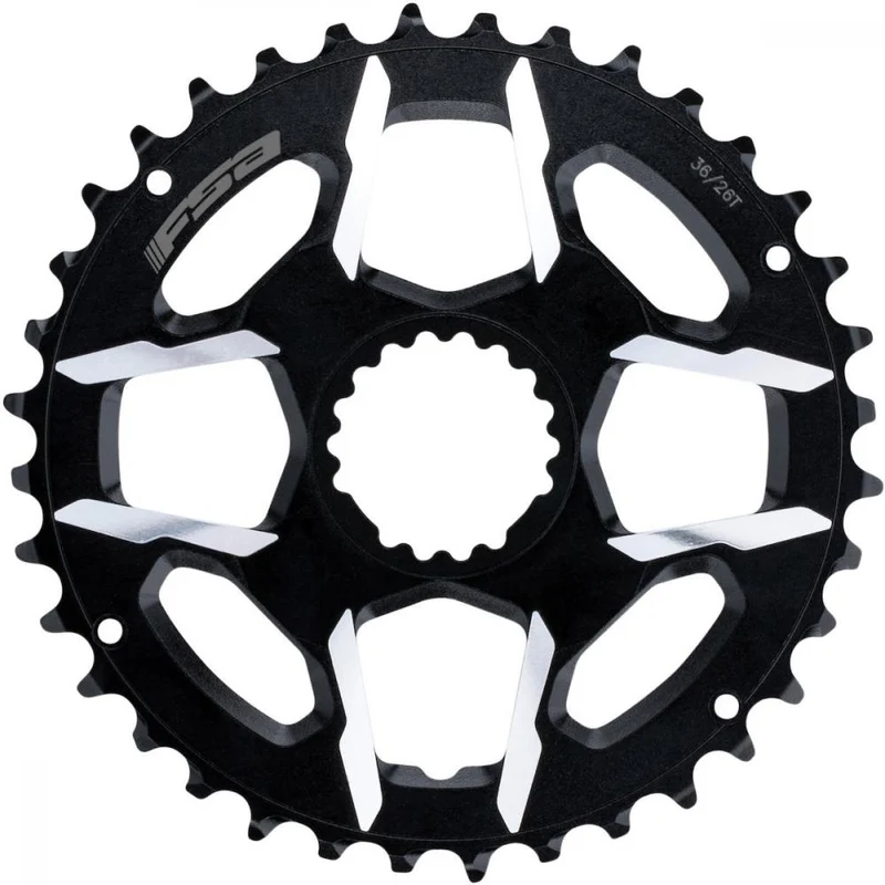 FSA Kettenblatt MTB K-Force Direct Mount Modular 38 T Schwarz - CNC-gefräst, 114 g