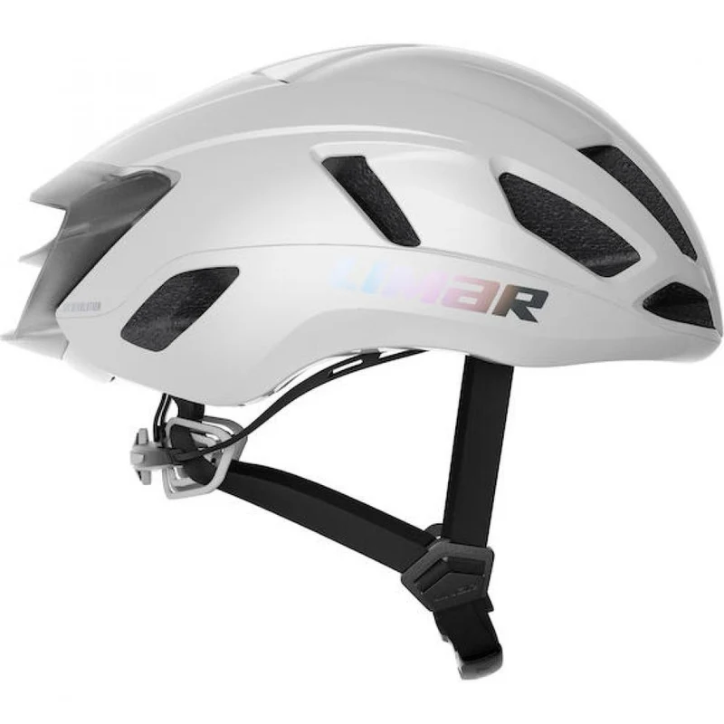 Limar Air Atlas + Mips Iridescent White M - aerodynamischer Rennradhelm mit Top-Belüftung