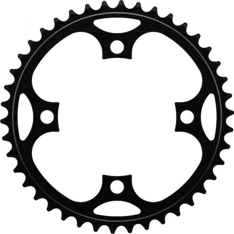 Centurion Kettenblatt 4-Arm Narrow-Wide 40 Zähne, 104 mm BCD, Schwarz - mit Schutzscheibe