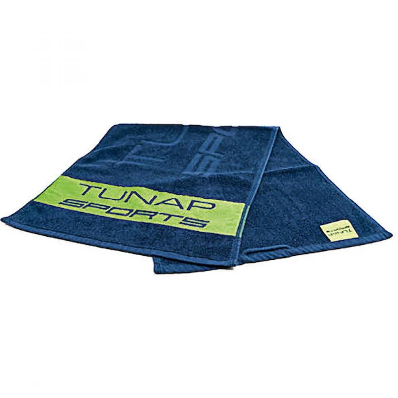 Tunap Sports Handtuch 80 x 40 cm Blau - Robustes Sporthandtuch für Radfahrer