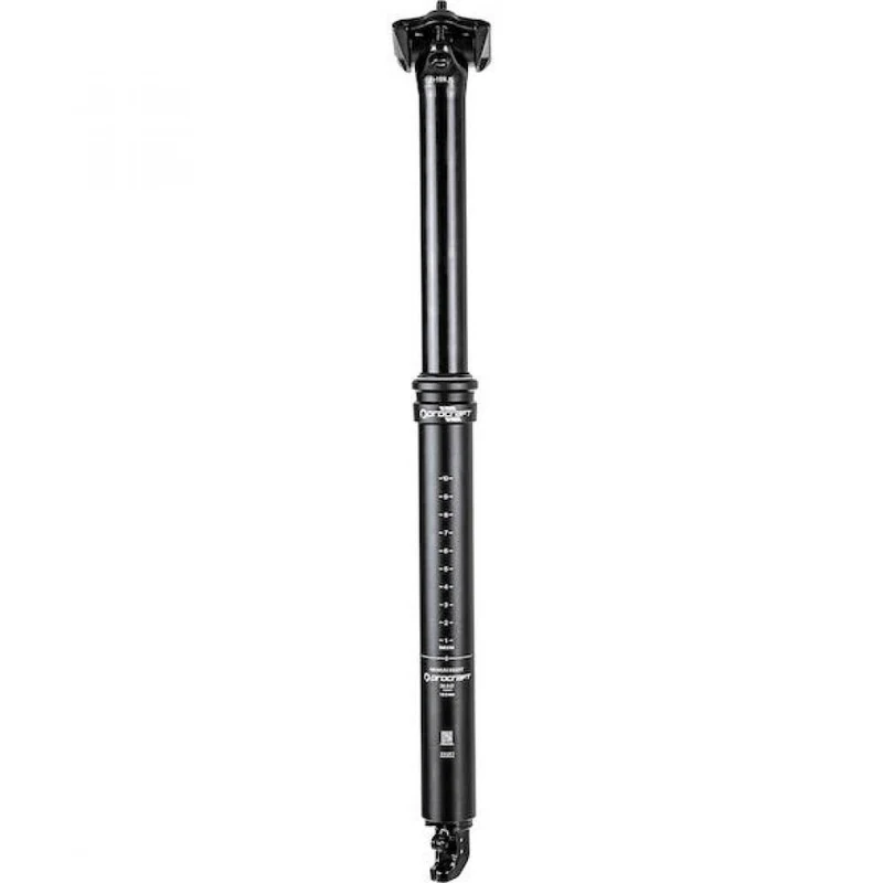 Procraft Vario-Sattelstütze Drop Pro 30,9 x 357 mm Schwarz - präzise Vario-Stütze mit Remote
