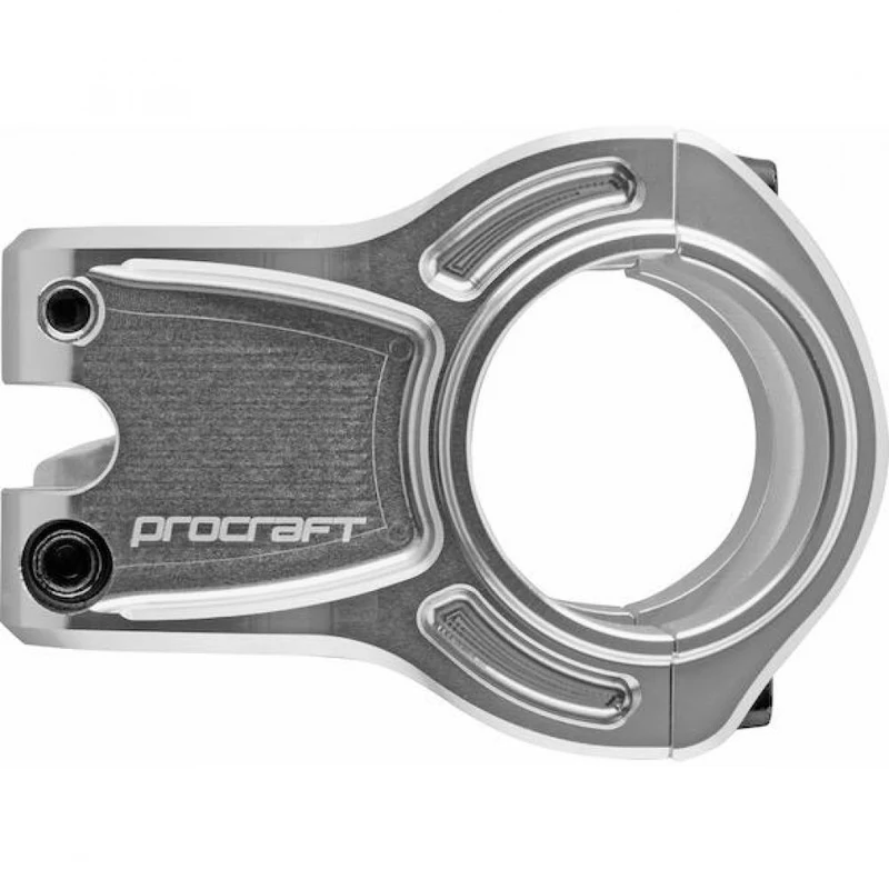 Procraft Vorbau Trail Ultimate CNC 35 mm Silber - maximale Kontrolle auf Trail & Enduro