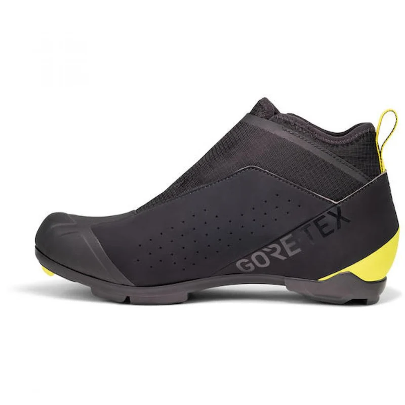 Sidi MTB Hiemx black/yellow neon 2025 42 Schwarz/gelb - winterfester MTB-Schuh mit Gore-Tex