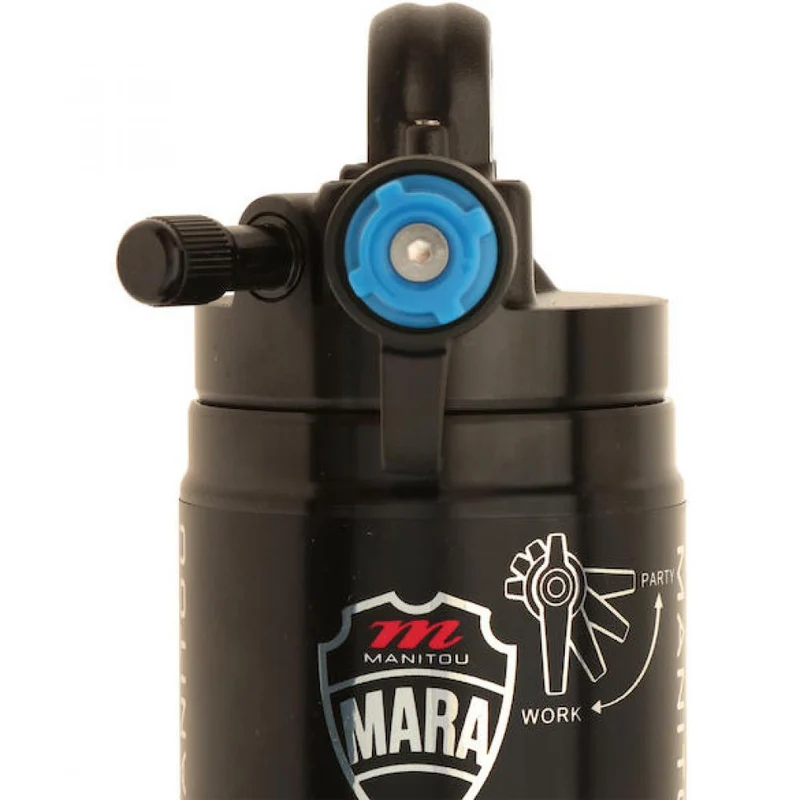 Manitou Federbein Mara Comp Inline Eyelet 230 x 57,5 mm Schwarz - leistungsstarker MTB-Dämpfer
