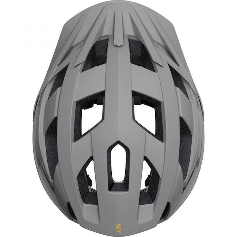 Limar Alben Matt Gray L Grau - leichter MTB-Helm mit maximaler Abdeckung