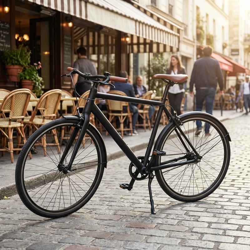 Pletscher Hinterbauständer Fahrrad Comp 18 26 Zoll schwarz 18mm Lochabstand