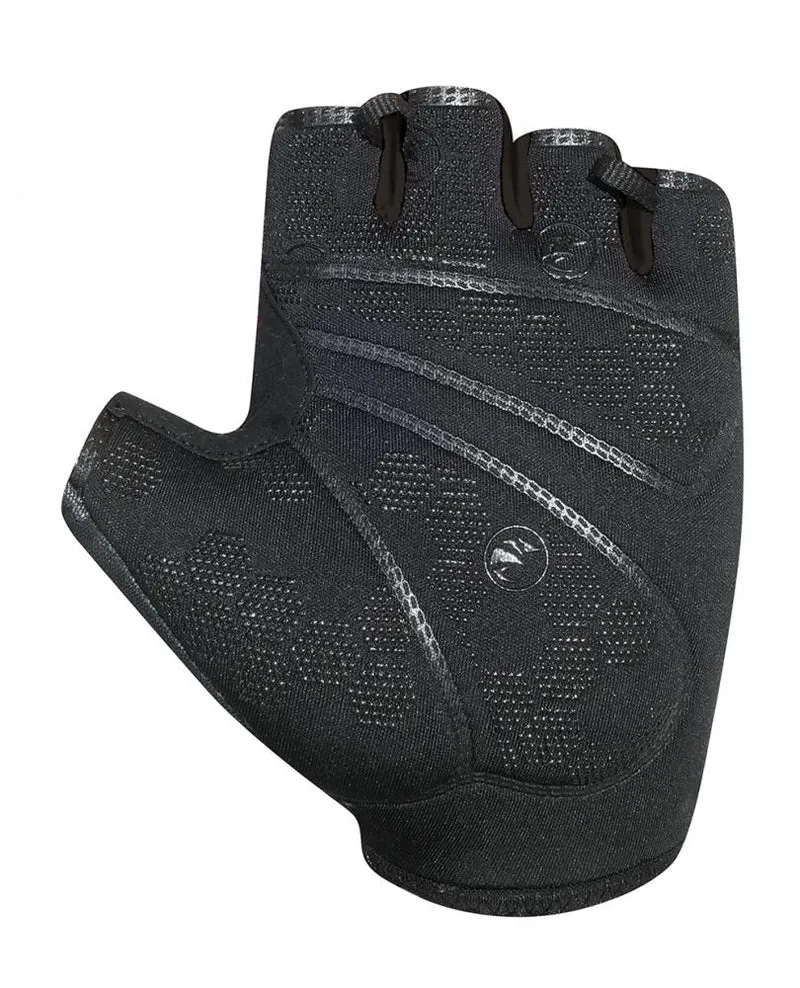 CHIBA Solar II - Radhandschuhe kurz, S, schwarz/schwarz, atmungsaktiv