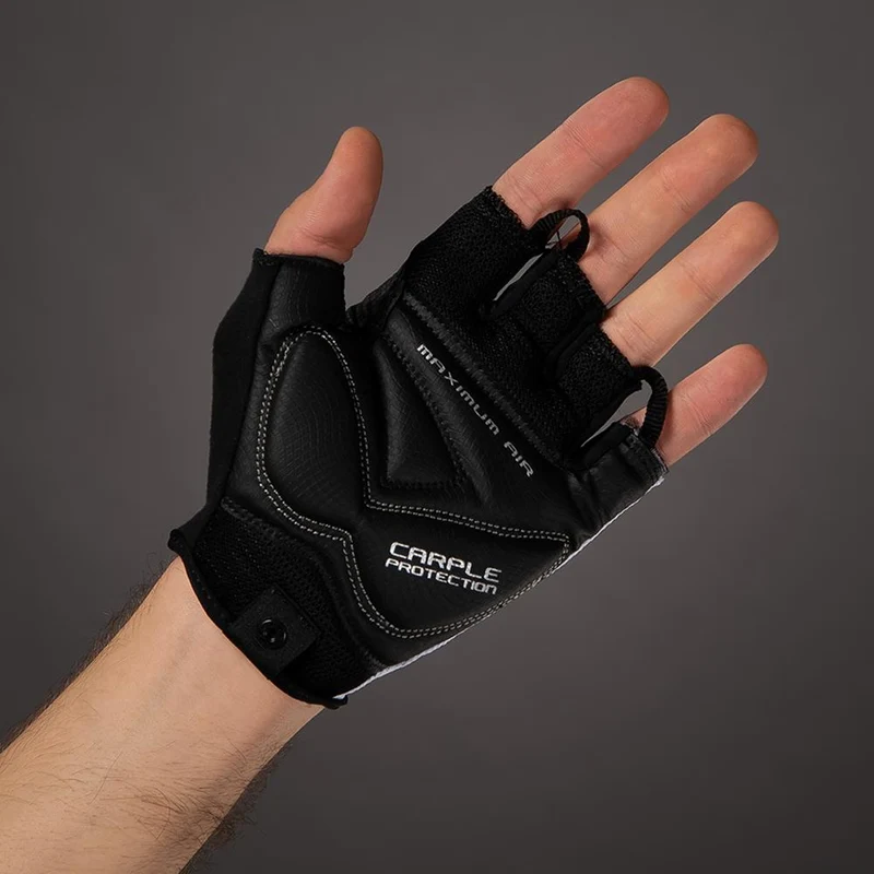 CHIBA Cool Air - Radhandschuhe kurz, weiß, XL, atmungsaktiv, gepolstert