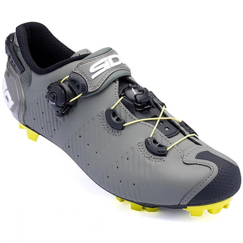 Sidi MTB Drako 2S SRS military/yellow 45 - High-Performance MTB-Rennradschuh in moderner Ausführung