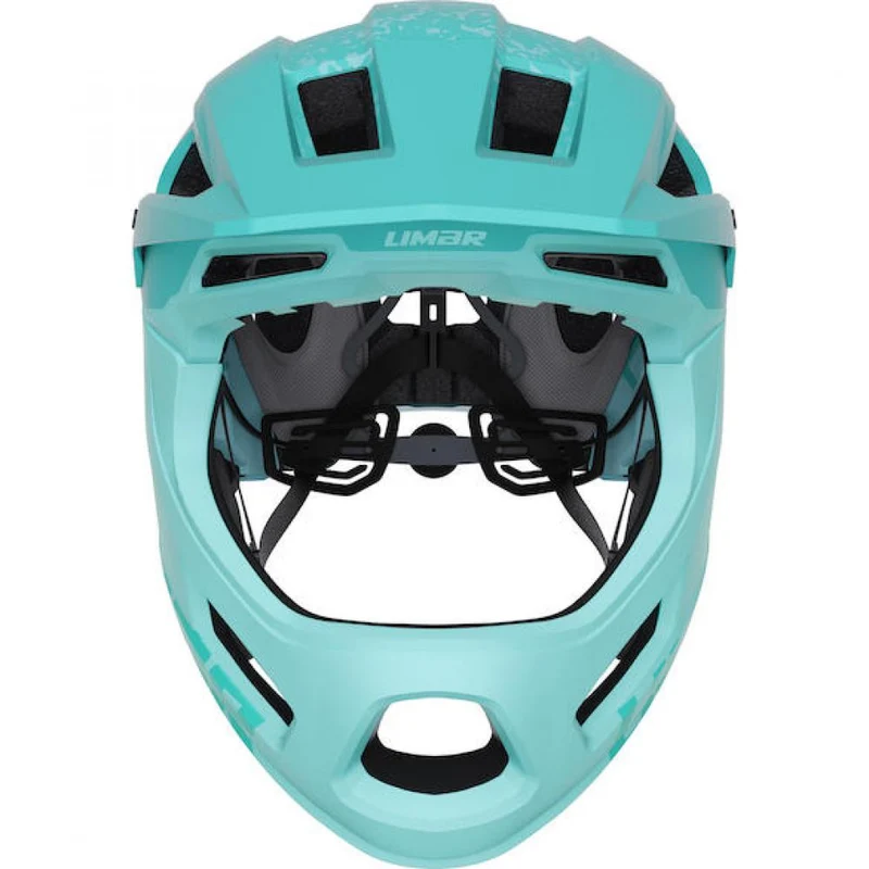 Limar Livigno + Mips Matt Deep L Minzgrün - leichter Fullface-Helm mit maximalem Schutz