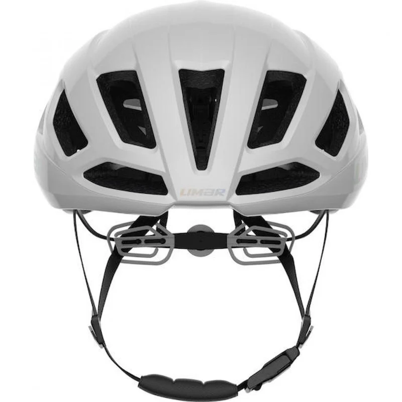 Limar Air Atlas Iridescent Matt White L Weiß - ultraleichter Aero-Rennradhelm mit Top-Belüftung