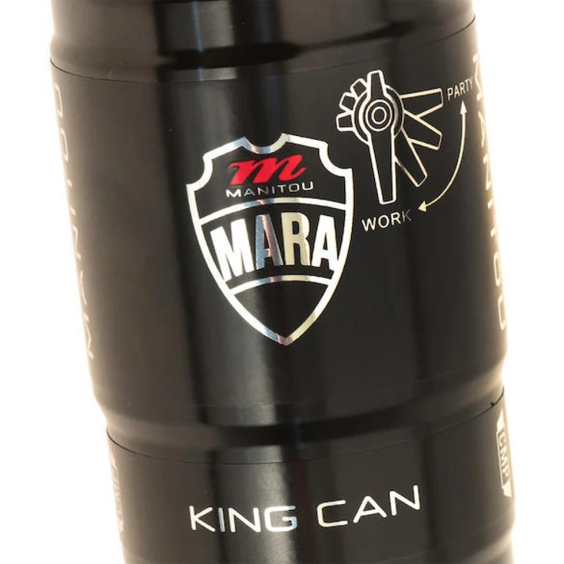 Manitou Federbein Mara Comp Inline Trunnion 185 x 50 mm Schwarz - leistungsstarker MTB-Dämpfer