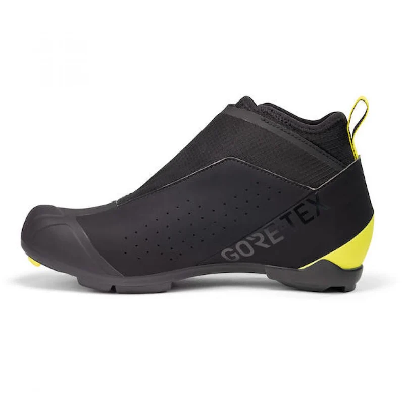 Sidi MTB Glacies black/yellow neon 39 Schwarz/gelb - winterfester MTB-Schuh mit Gore-Tex