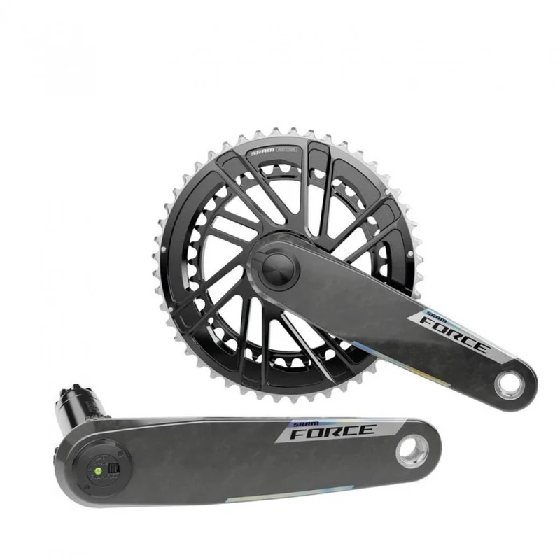 SRAM Kurbelgarnitur Quarq Force E1 165 mm 48-35T - Präziser AXS Powermeter für maximale Performance