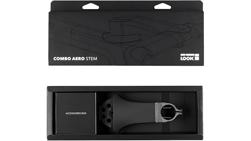 Look Combo Aero Stem -7° mat black 130mm